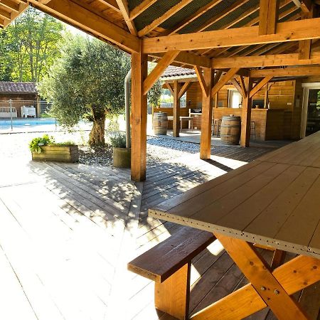 Ensemble de 3 villas avec piscine chauffée, esprit détente Sanguinet Extérieur photo