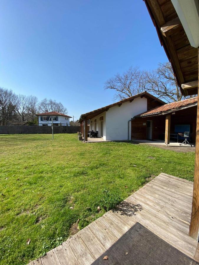 Ensemble de 3 villas avec piscine chauffée, esprit détente Sanguinet Extérieur photo