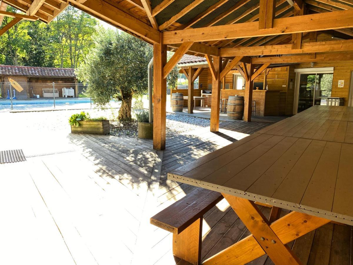 Ensemble de 3 villas avec piscine chauffée, esprit détente Sanguinet Extérieur photo